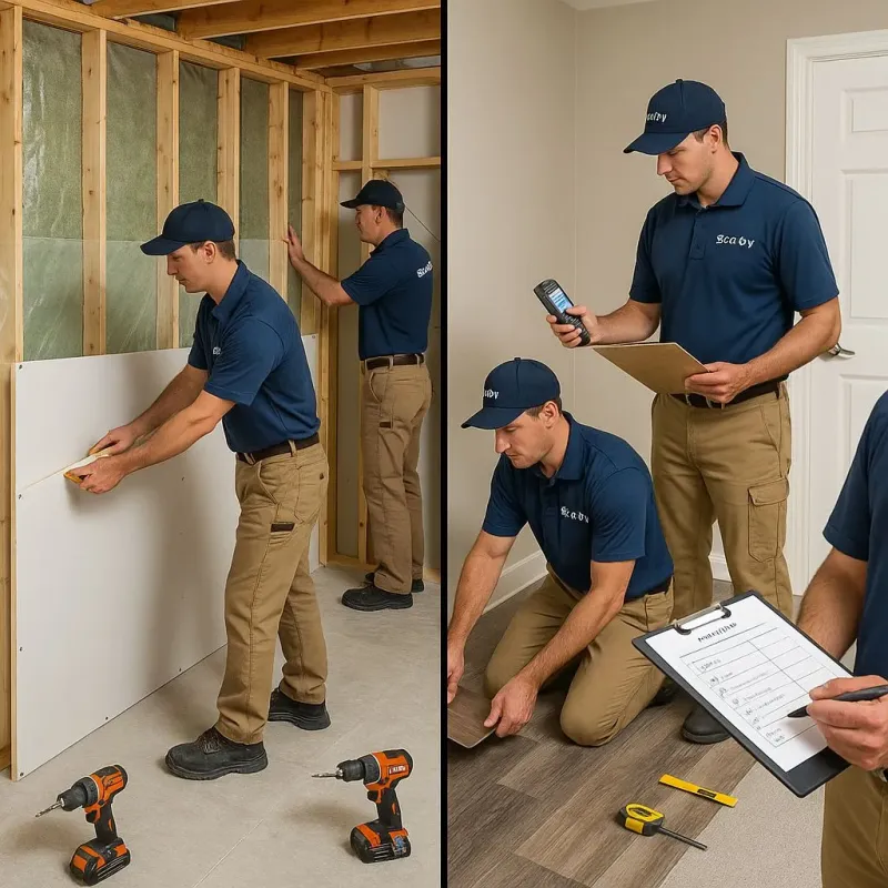 Repairs and Reconstruction process in Napavine, WA